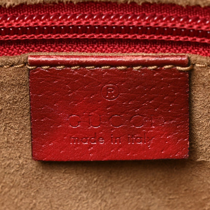 Gucci GG Supreme Monogram Tian Web Camera Bag Beige Multicolor Red 6 of 19