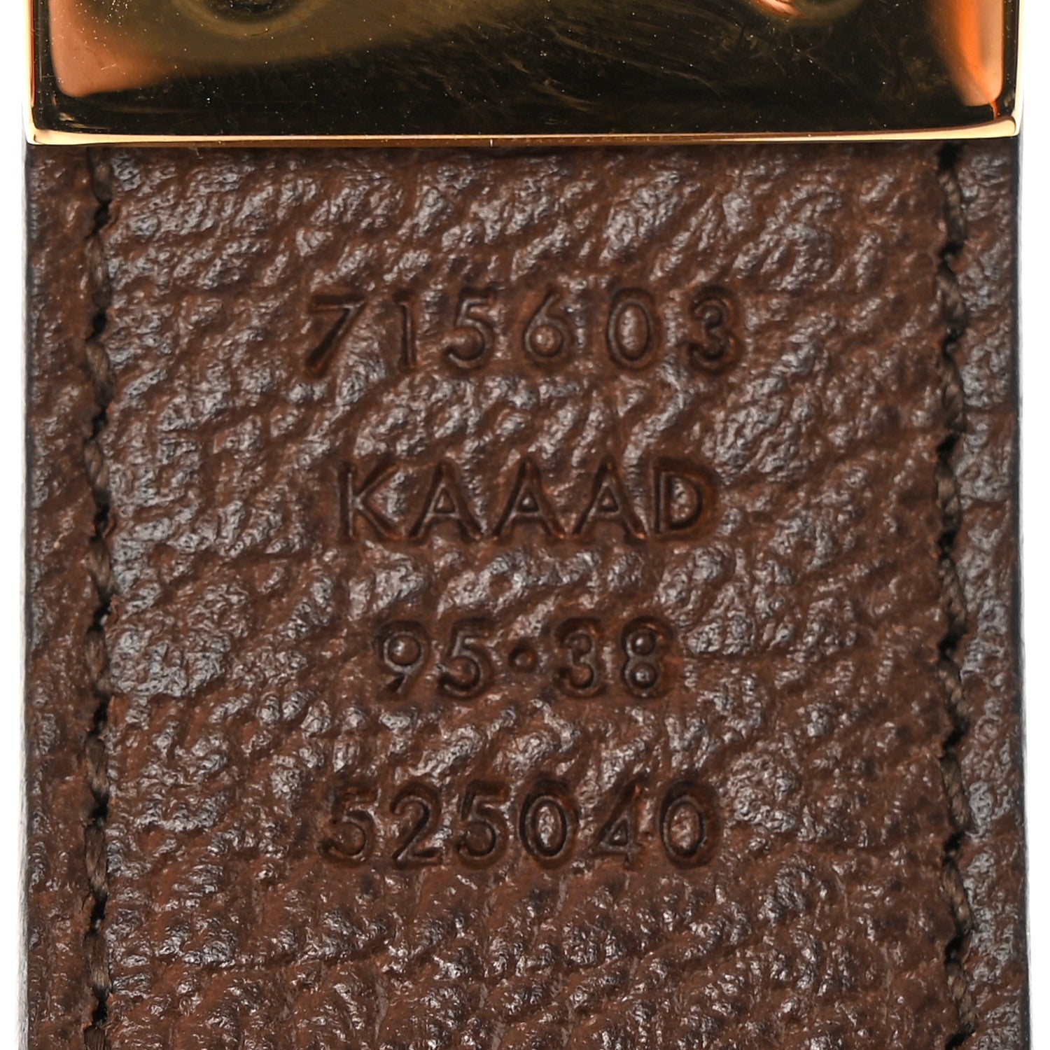 Gucci GG Supreme Monogram Textured Dollar Calfskin Squared Interlocking G 30mm Reversible Belt 95 38 Beige Ebony New Acero 6 of 6