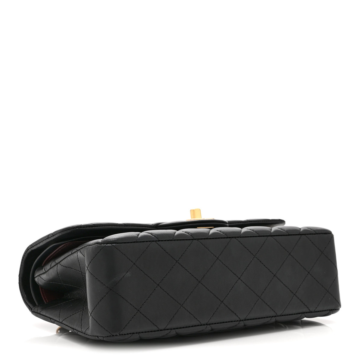 Chanel Lambskin Quilted Small Double Flap Black 4 of 10
