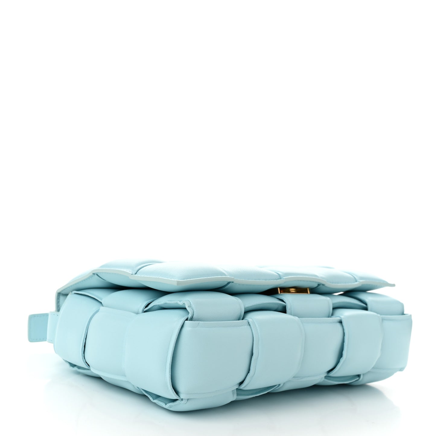 Maxi Intrecciato Padded Cassette Crossbody Bag Linoleum