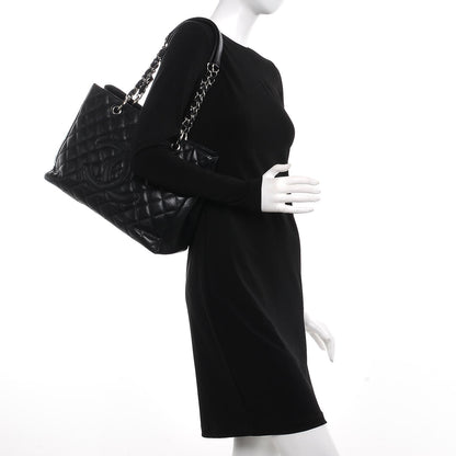 Chanel Caviar Quilted Grand Shopping Tote GST Black 2 of 11