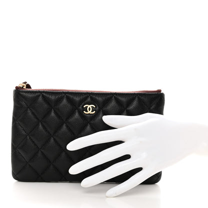 Chanel Caviar Quilted Small Pouch Black 2 of 7