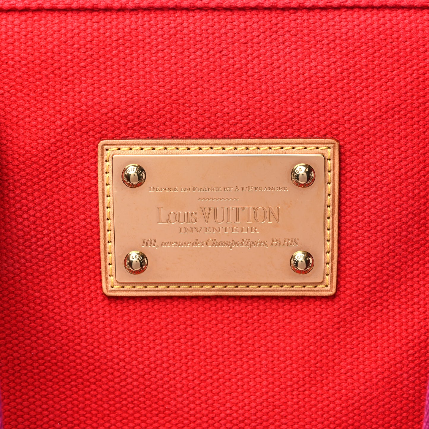 Toile Antigua Cabas GM Red