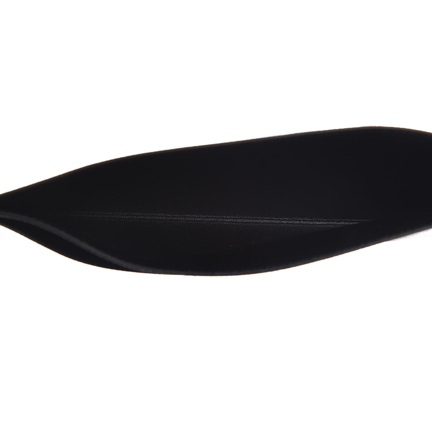 Calfskin Felicie Chain Wallet Card Holder Insert Black