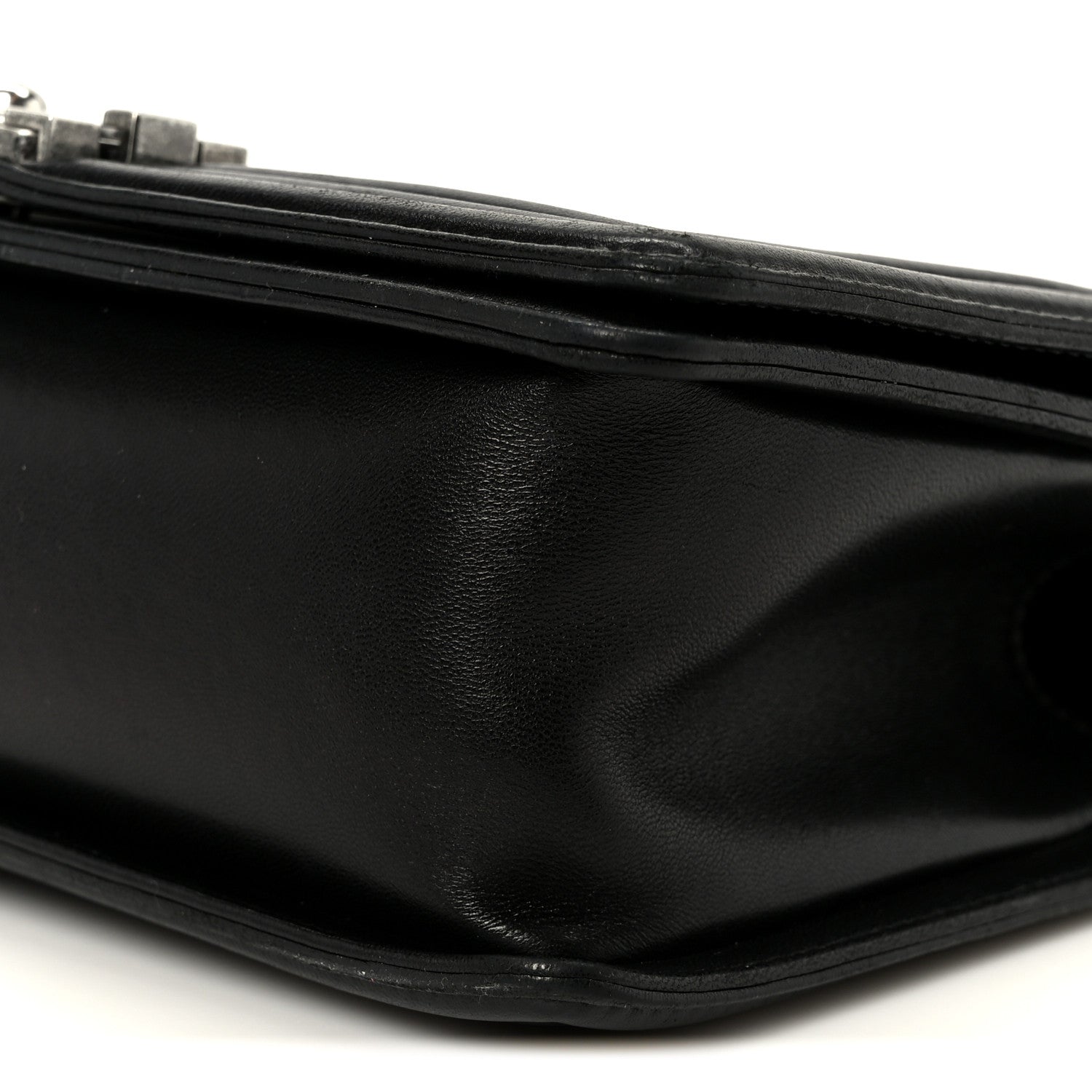 Chanel Lambskin Quilted Medium Boy Flap Black 10 of 10