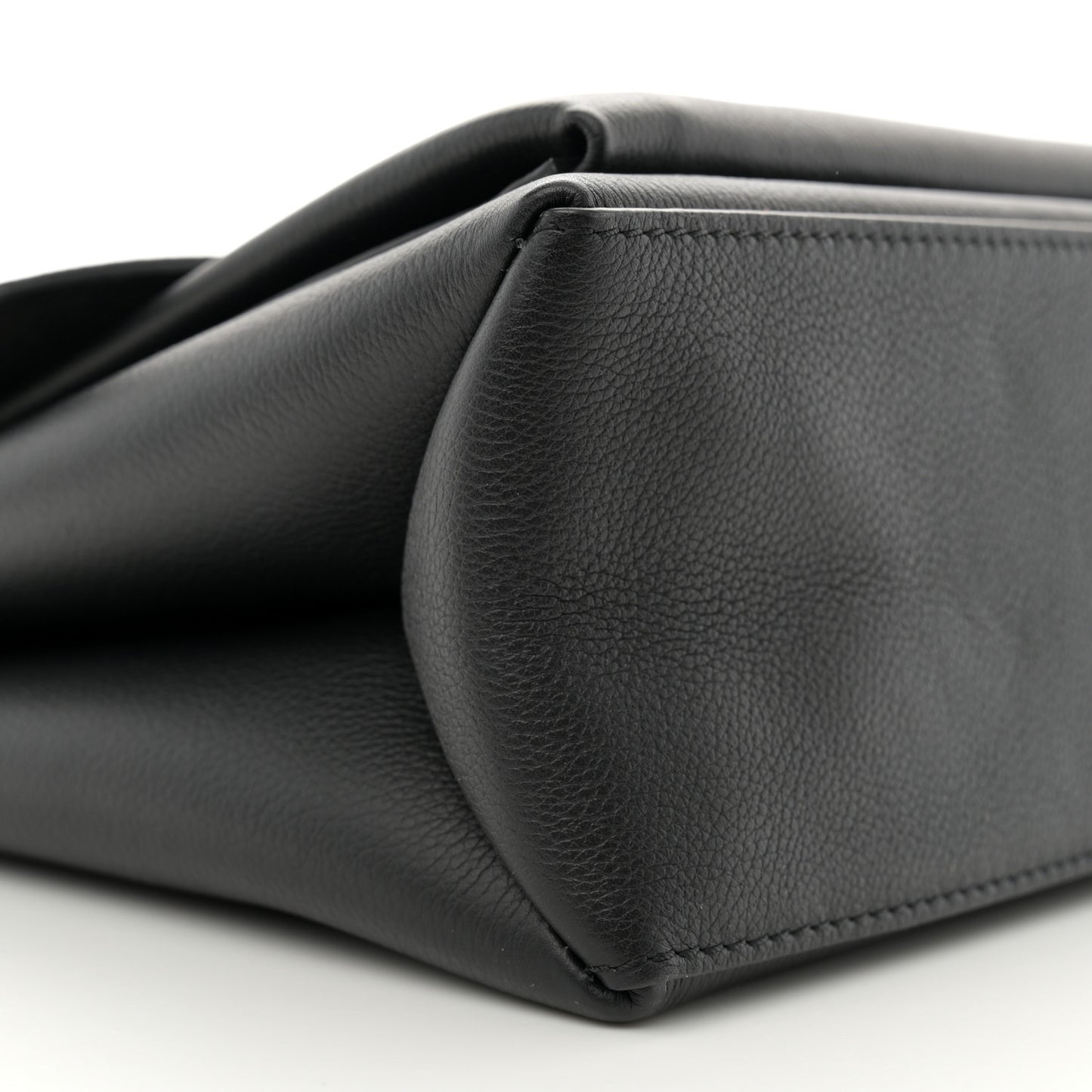 Soft Calfskin My Lockme Top Handle Black