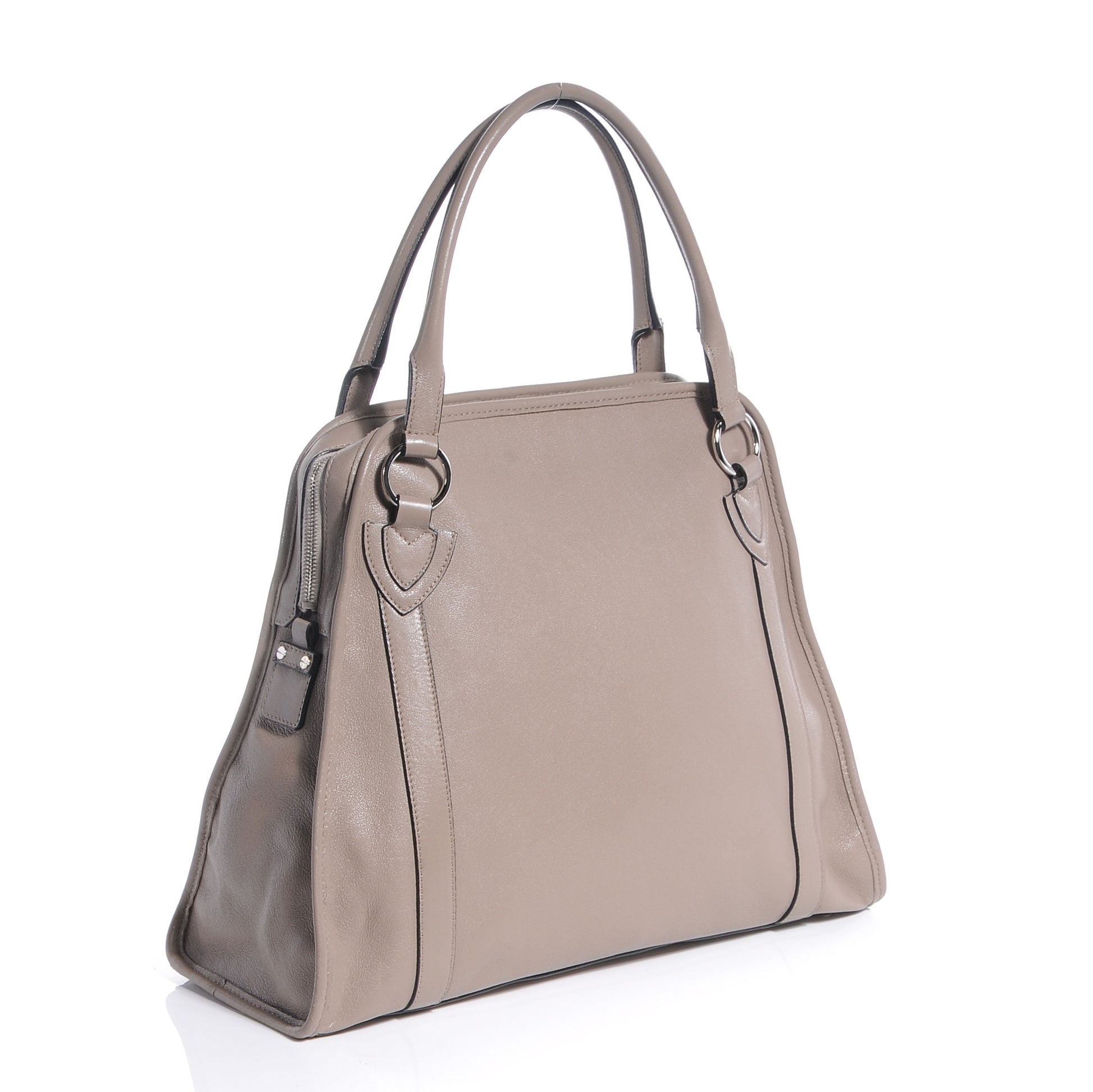 Marc Jacobs Lambskin Calf Hair Large Serengeti Wellington Concrete 3 of 8