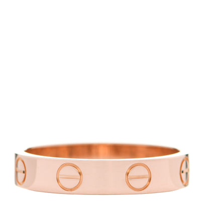 Cartier 18K Pink Gold 3.5mm LOVE Wedding Band Ring 51 5.75 3 of 6