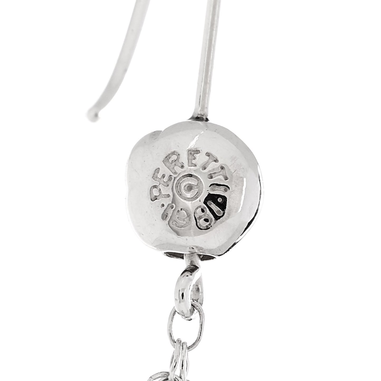 Sterling Silver Small Elsa Peretti Mesh Earrings