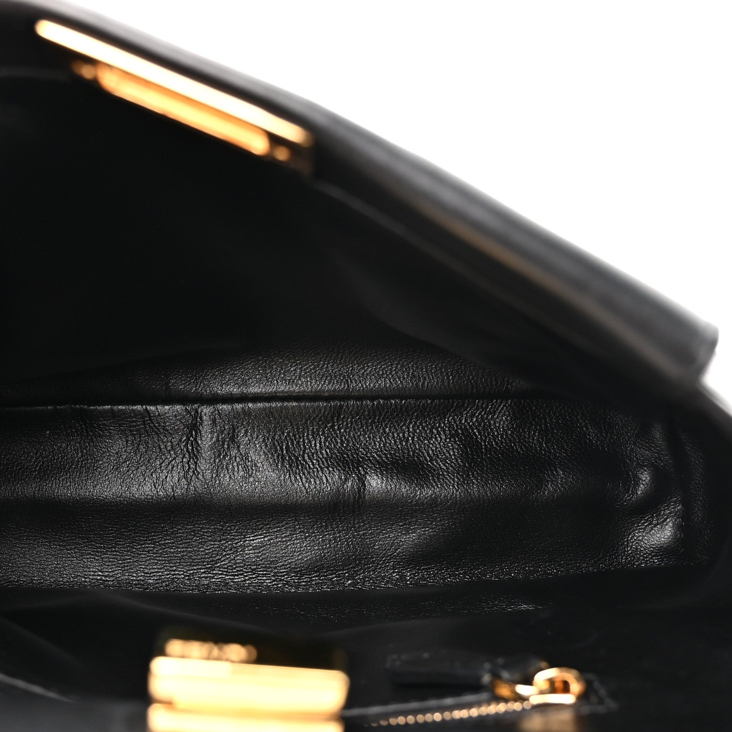 Fendi Nappa Mini Peekaboo Iconic Satchel Black 5 of 11