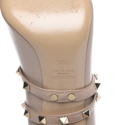 Valentino Garavani Nappa Rockstud Studwrap Strap 105mm Pumps 39.5 Poudre 6 of 8