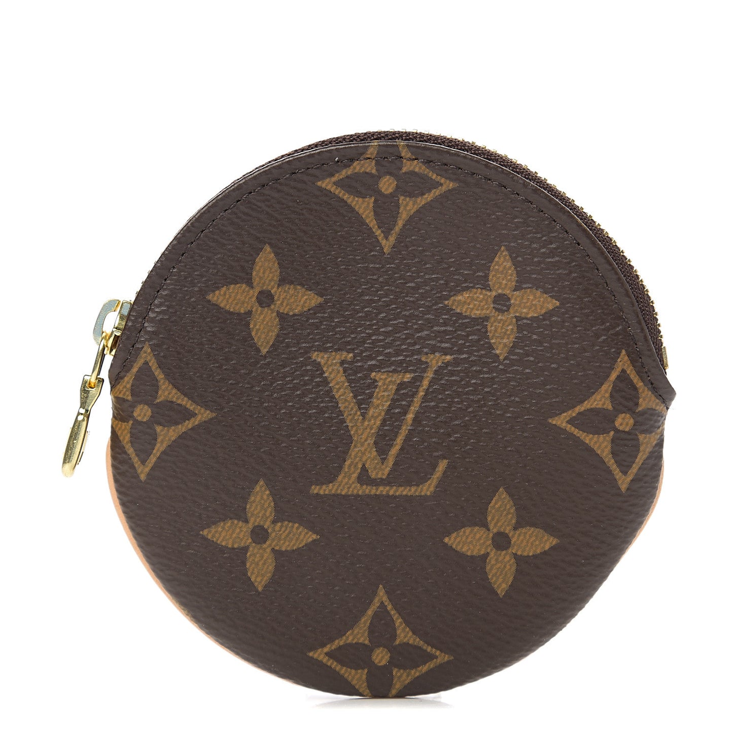 Monogram Round Coin Purse