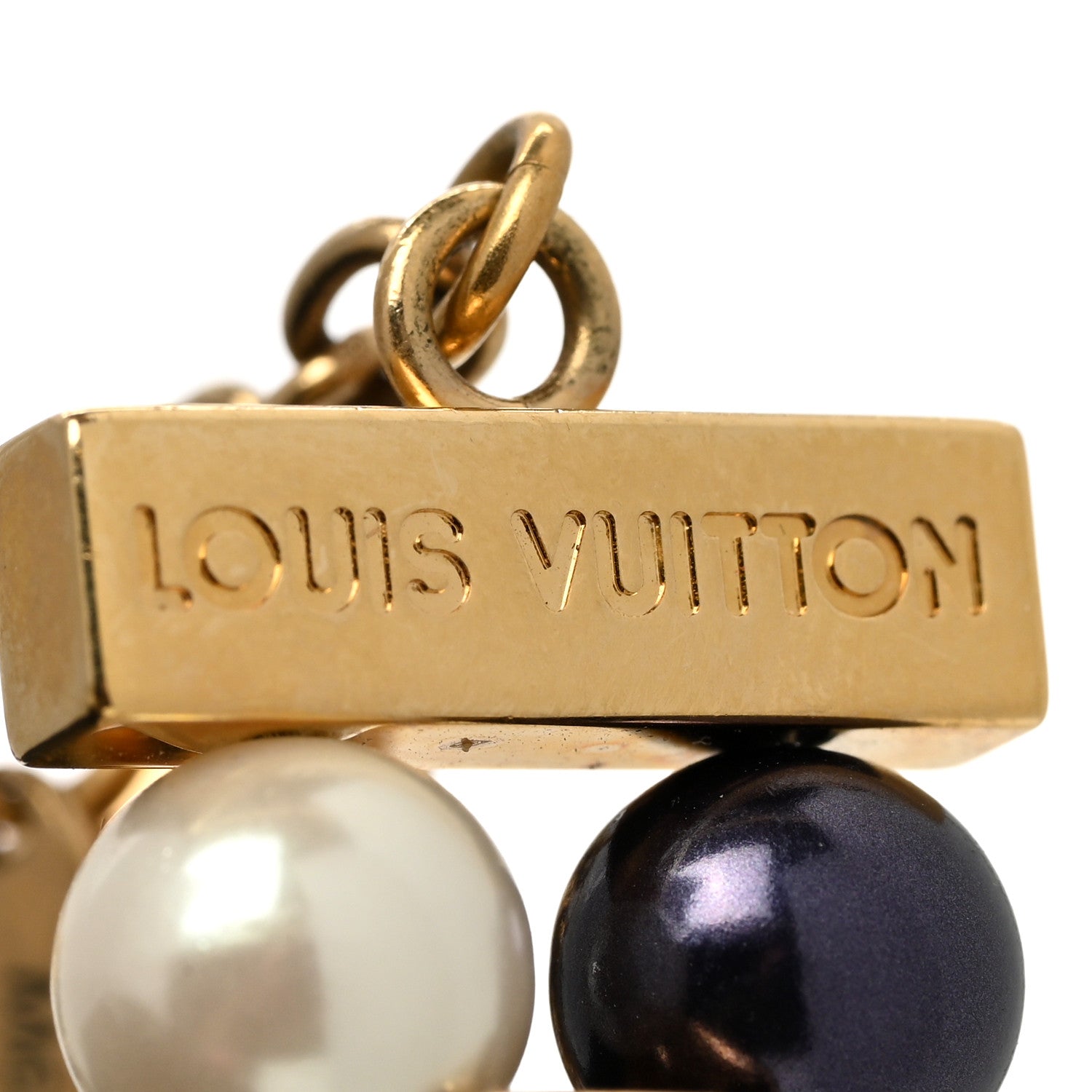Louis Vuitton Pearl Crystal Cry Me A River Bracelet 4 of 6
