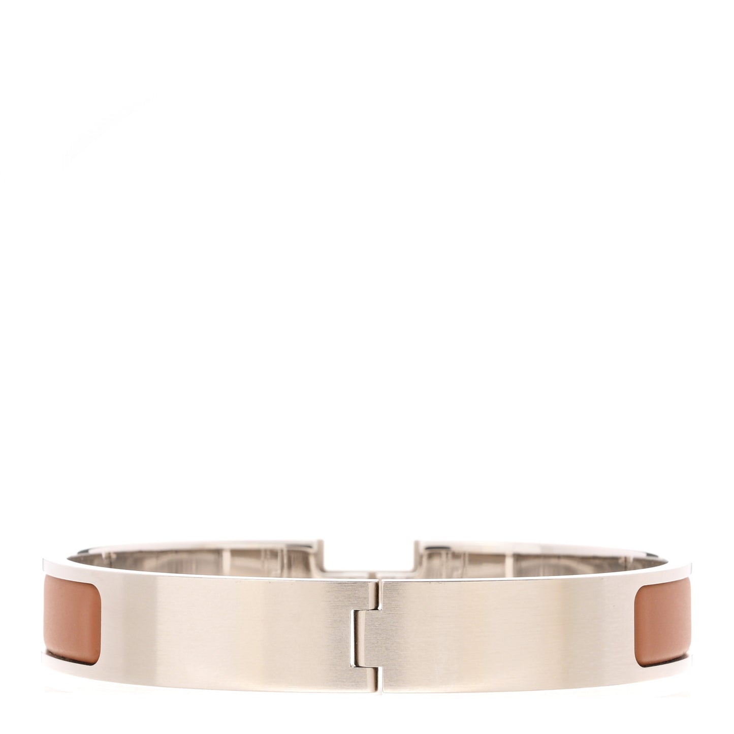 Enamel Narrow Clic Clac H Bracelet GM Chataigne