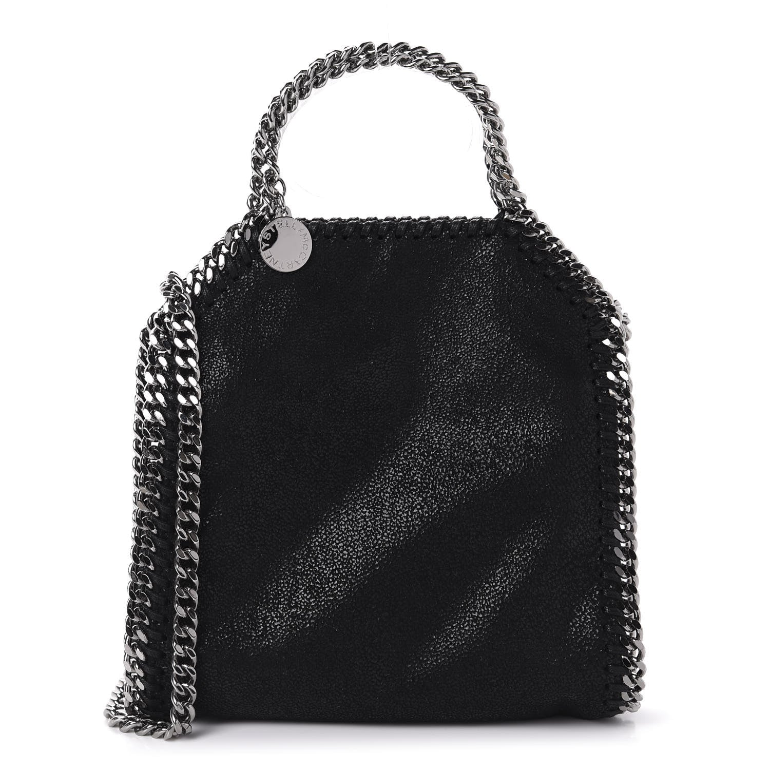 Stella McCartney Shaggy Deer Tiny Falabella Tote Black 1 of 9