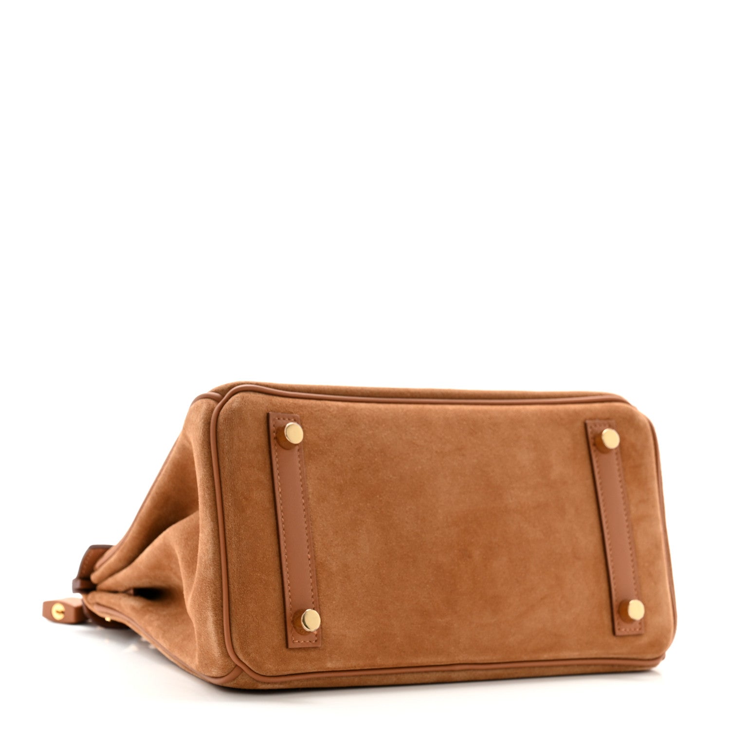 Hermes Veau Doblis Swift Grizzly Birkin 25 Gold 4 of 11