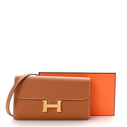 Hermes Epsom Constance Long Wallet To Go Gold 9 of 9