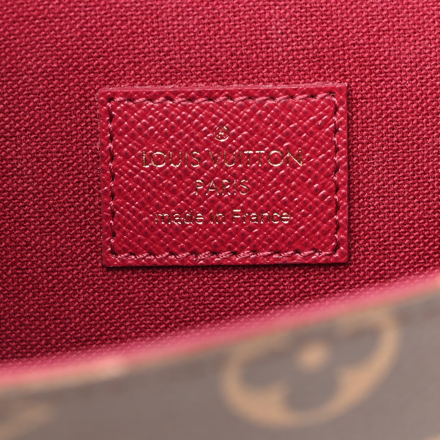 Louis Vuitton Monogram Pochette Felicie Chain Wallet Fuchsia 7 of 11