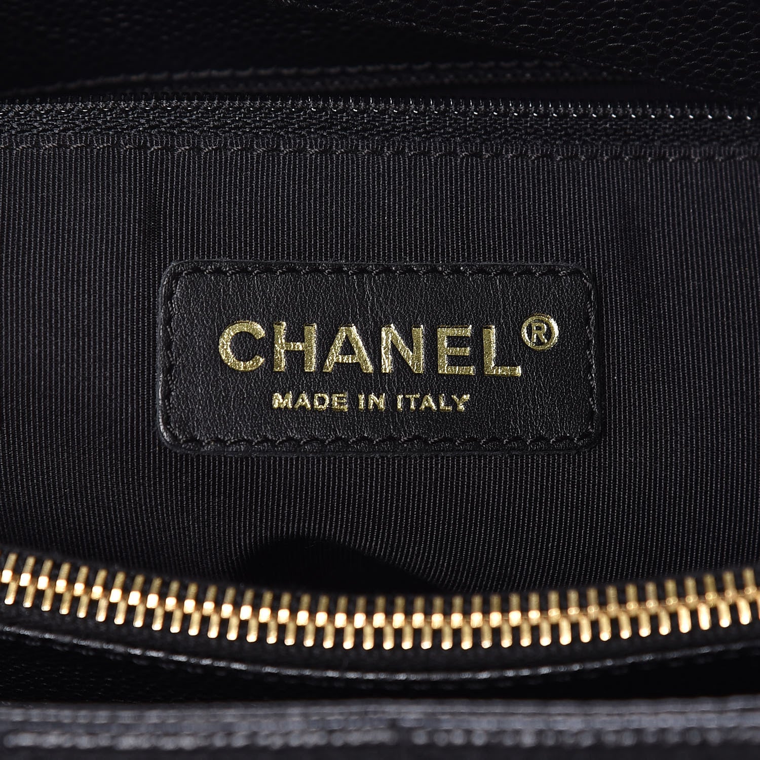 Chanel Caviar Quilted Grand Shopping Tote GST Black 6 of 10