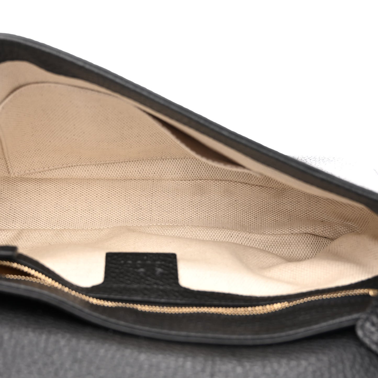 Pebbled Calfskin Medium Soho Flap Crossbody Black