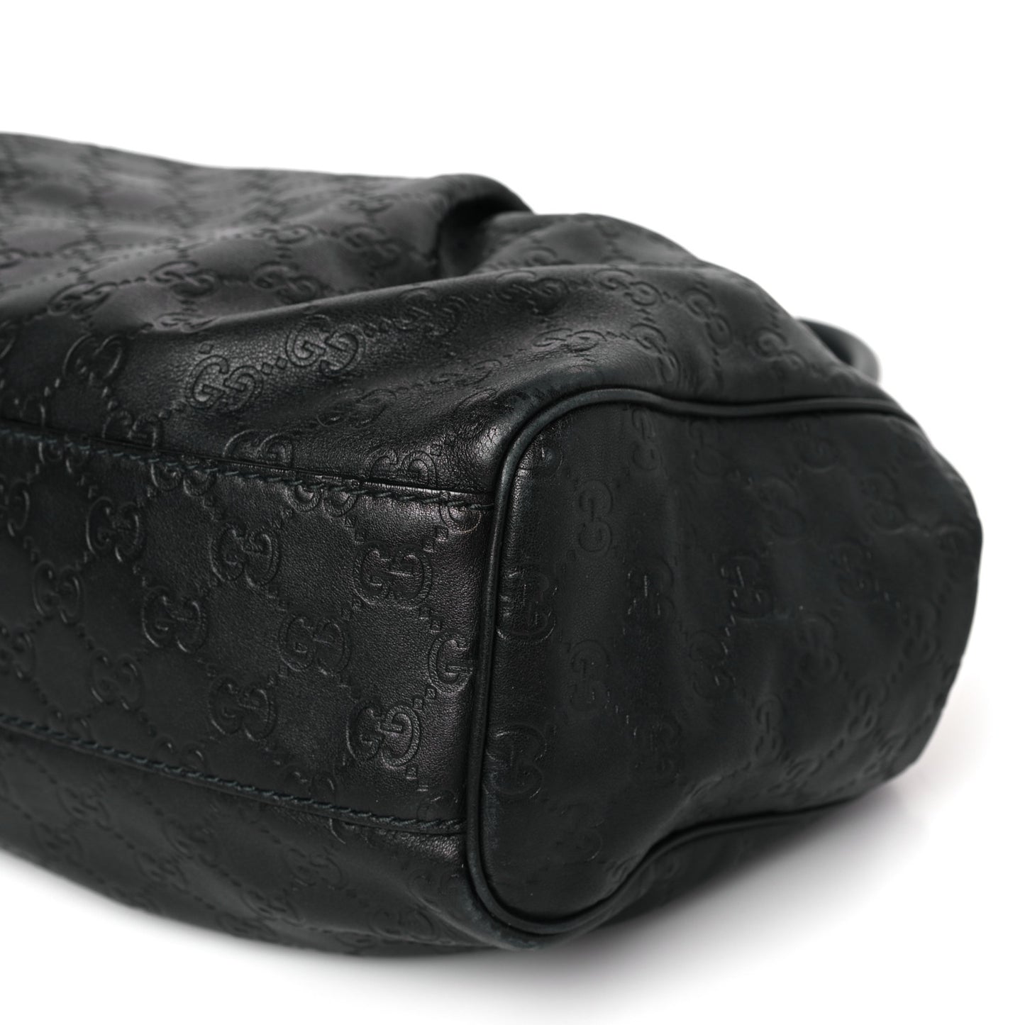 Guccissima Medium Sukey Tote Black