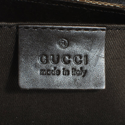 Gucci Monogram Horsebit Clutch Ebony 6 of 8