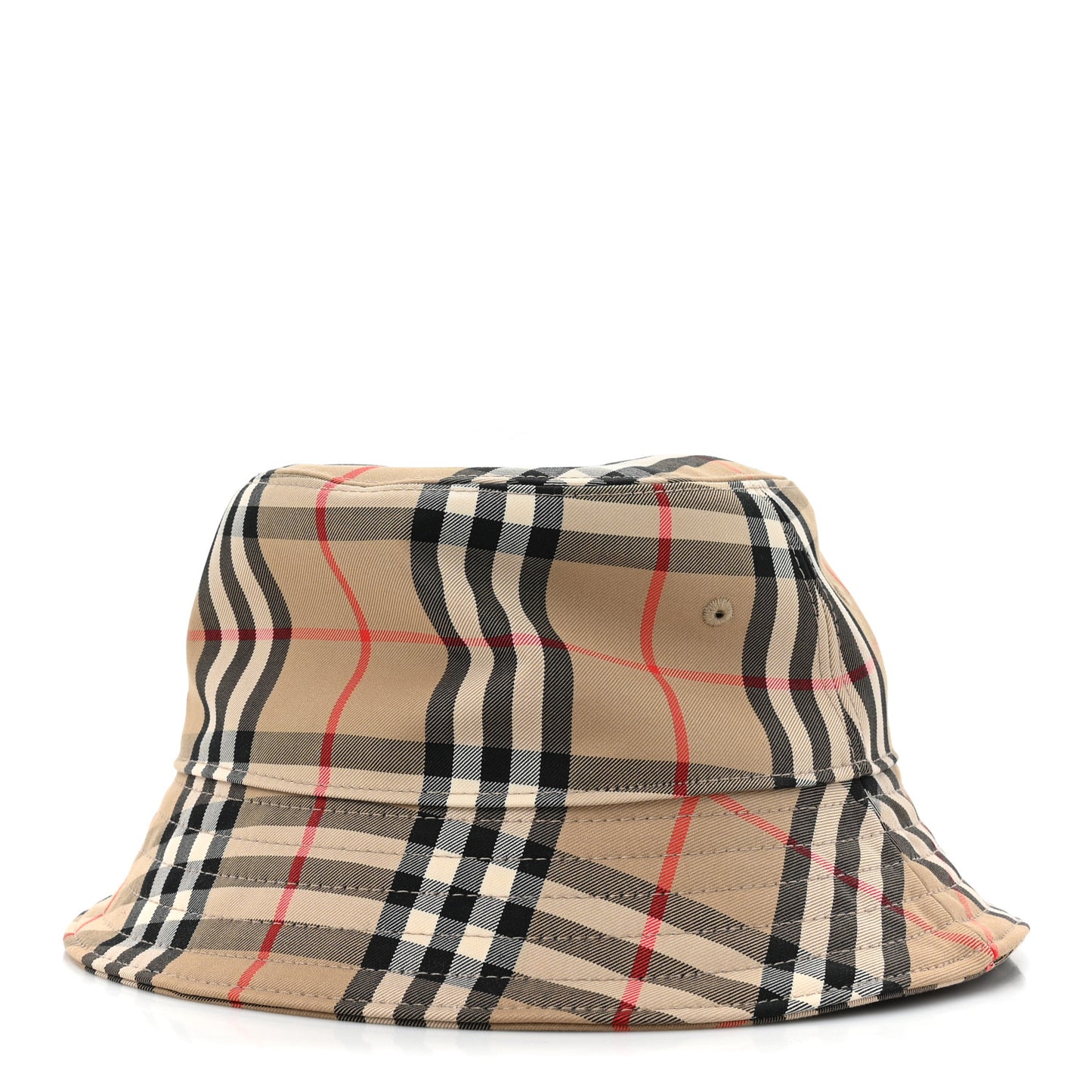 Technical Cotton Vintage Check Bucket Hat M Archive Beige