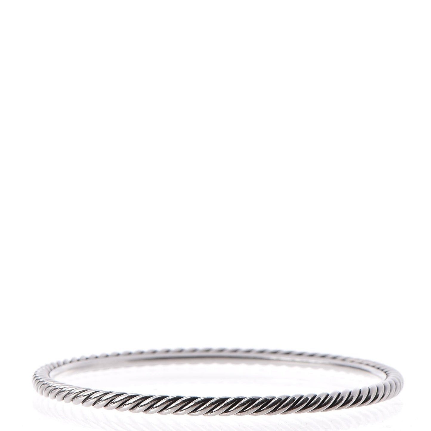 Sterling Silver 4mm Cable Classics Bangle Bracelet