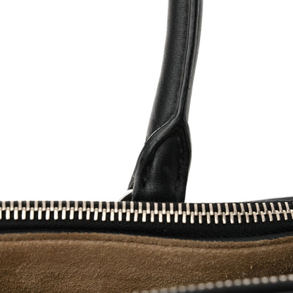 Prada City Calf Grommet Large Double Zip Tote Black 12 of 12
