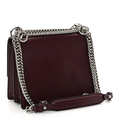 Fendi Vitello Liberty Studded Small Kan I Shoulder Bag Bordeaux Multicolor 3 of 10