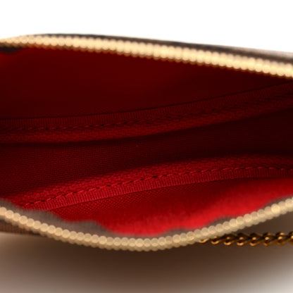 Louis Vuitton Damier Ebene Mini Pochette Accessories 5 of 9