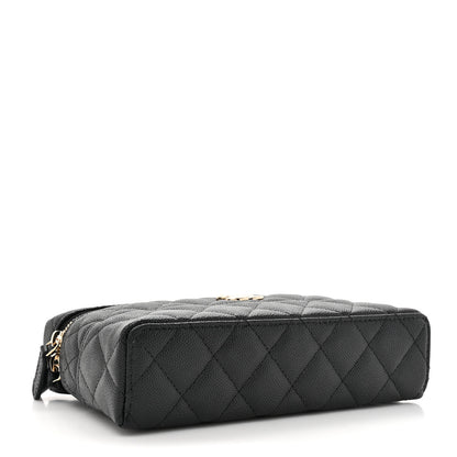 Chanel Caviar Quilted Trendy Handle Slim Vanity Black 4 of 11