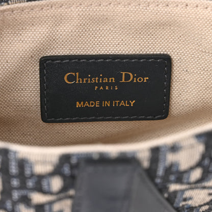 Christian Dior Oblique Mini Saddle Bag Blue 6 of 11