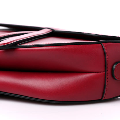 Christian Dior Calfskin Saddle Bag Scarlet 9 of 13