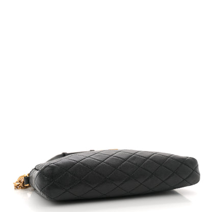 Saint Laurent Lambskin Quilted Gaby Zipped Pouch Black 4 of 12
