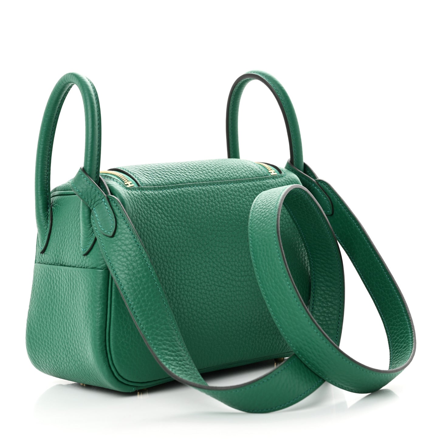 Taurillon Clemence Mini Lindy 20 Vert Vertigo