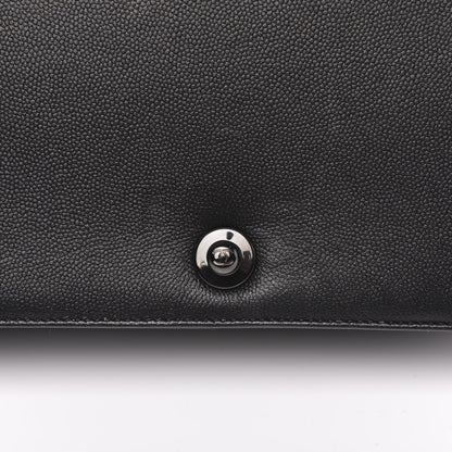 Chanel Caviar Quilted Medium Boy Flap So Black 13 of 13