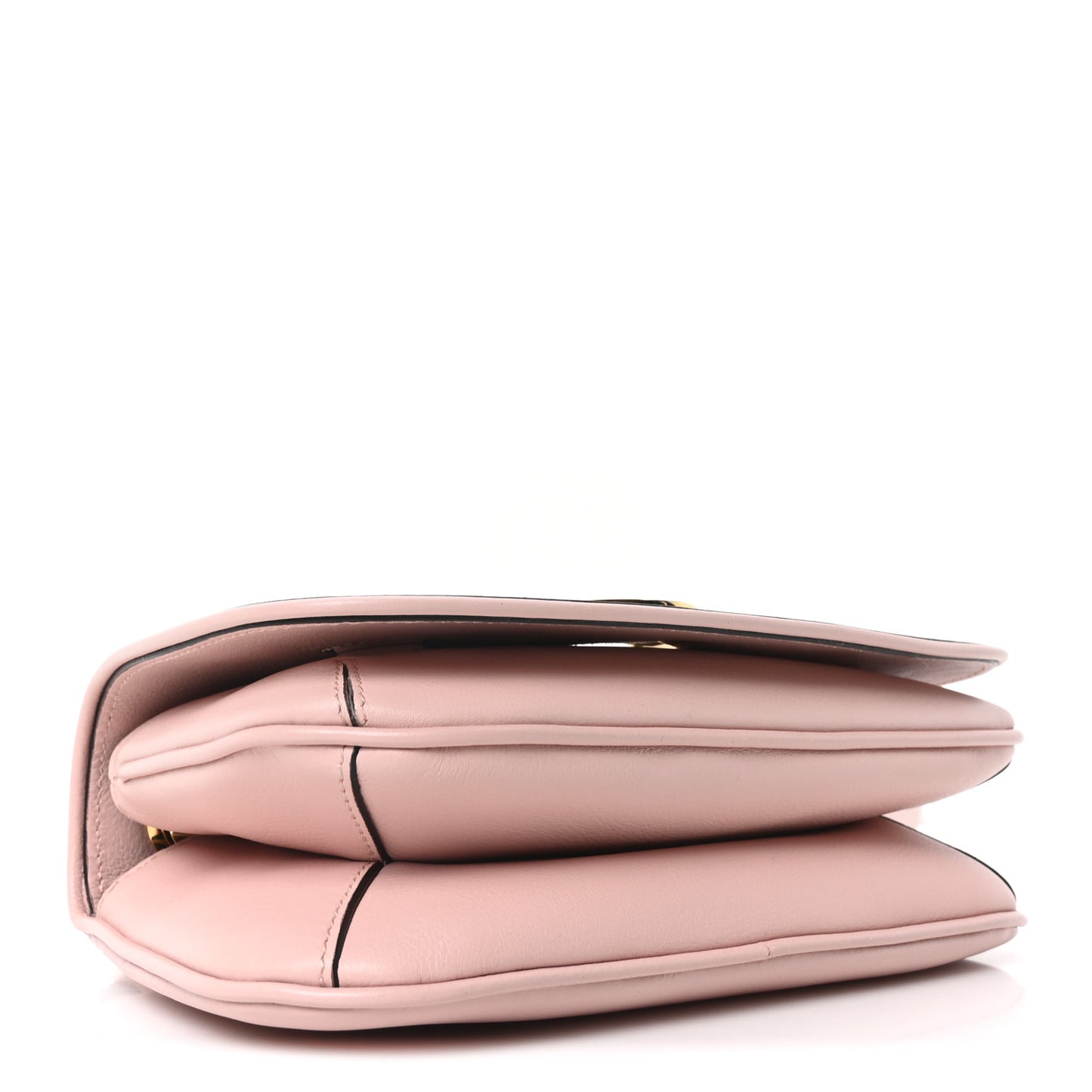 Roxy Calfskin Web Mini Blondie Shoulder Bag Powder Pink