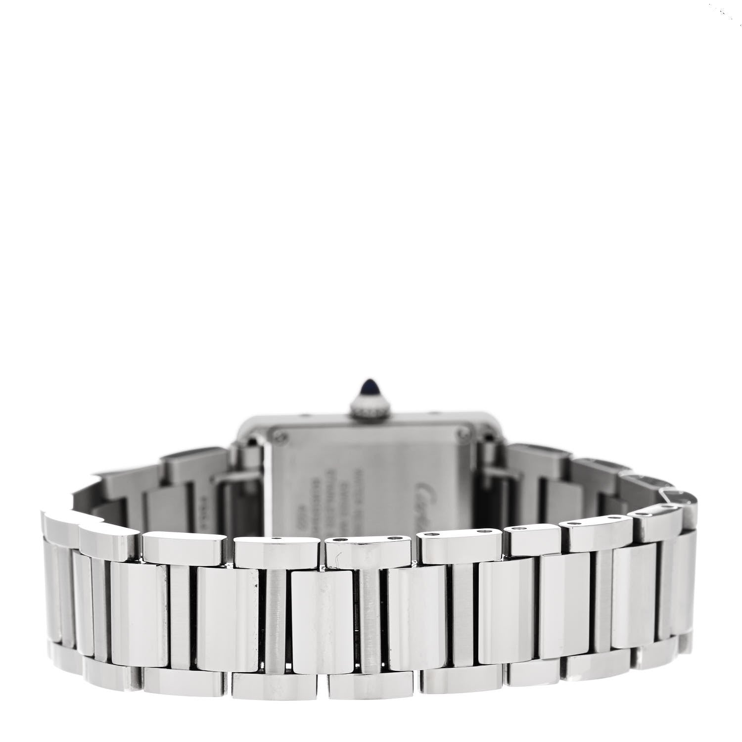 Cartier Stainless Steel 22mm Tank Must Quartz Watch 3 of 5