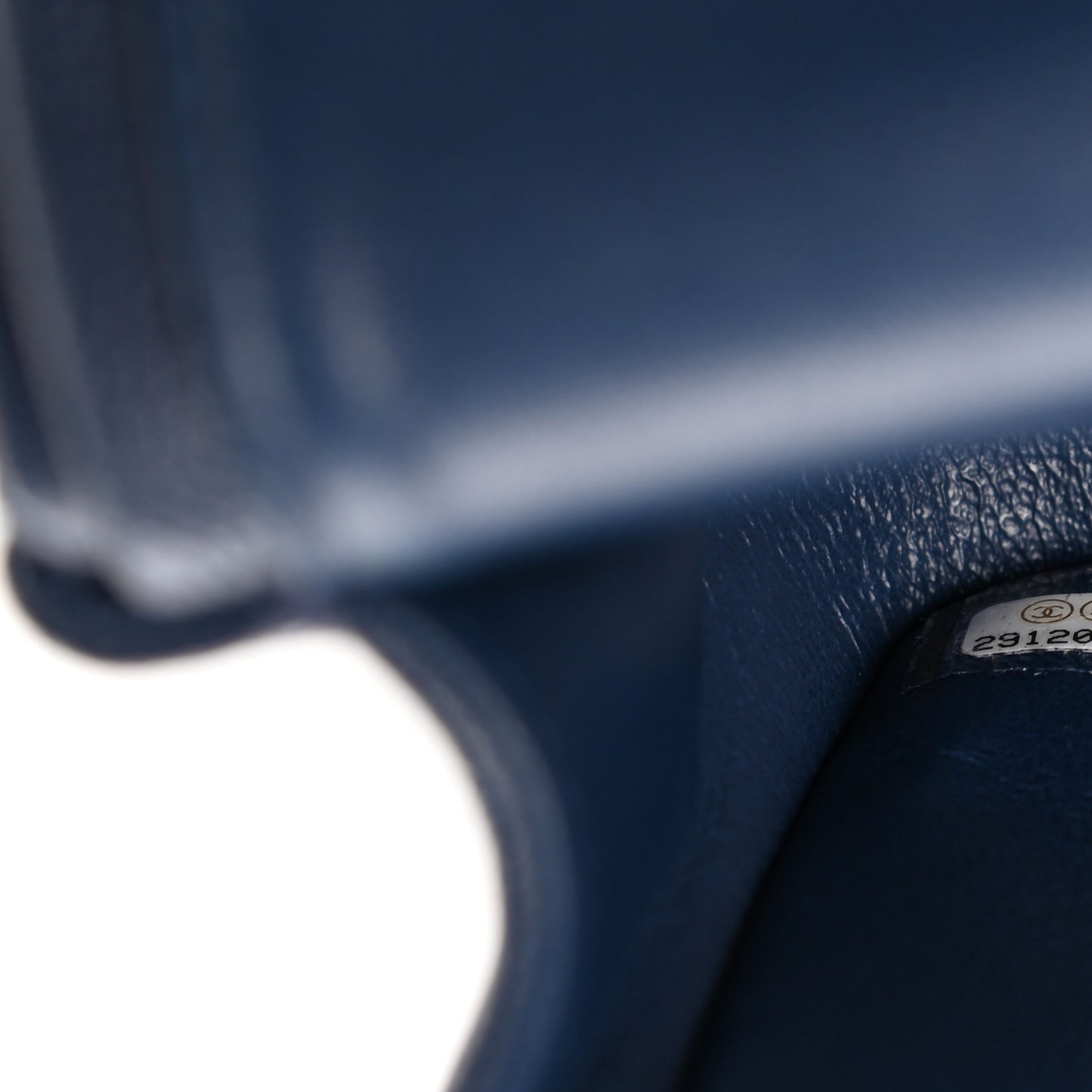 Caviar Quilted Medium Double Flap Navy