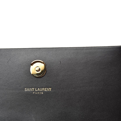 Saint Laurent Calfskin Small Classic Monogram Kate Tassel Satchel Black 11 of 12
