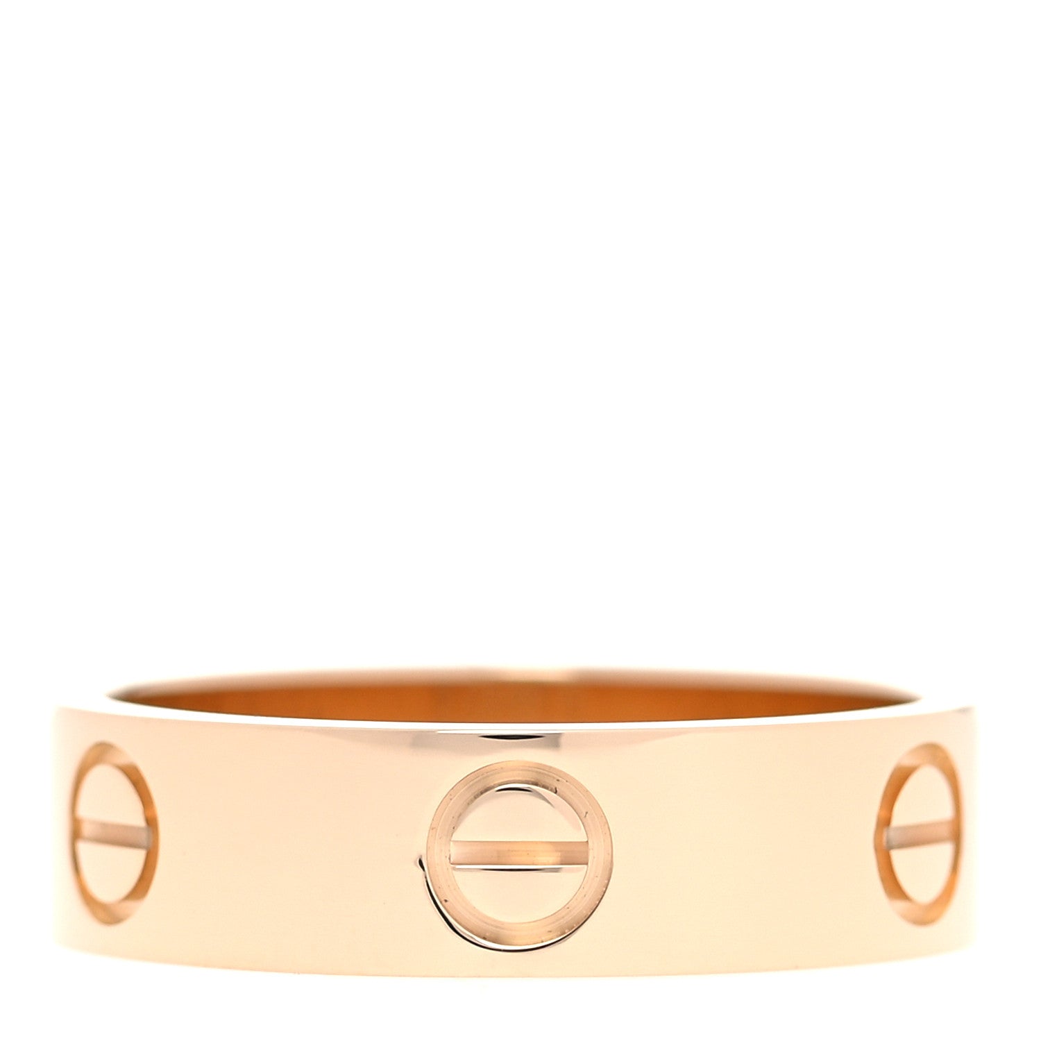 Cartier 18K Yellow Gold 5.5mm LOVE Ring 56 7.5 1 of 5