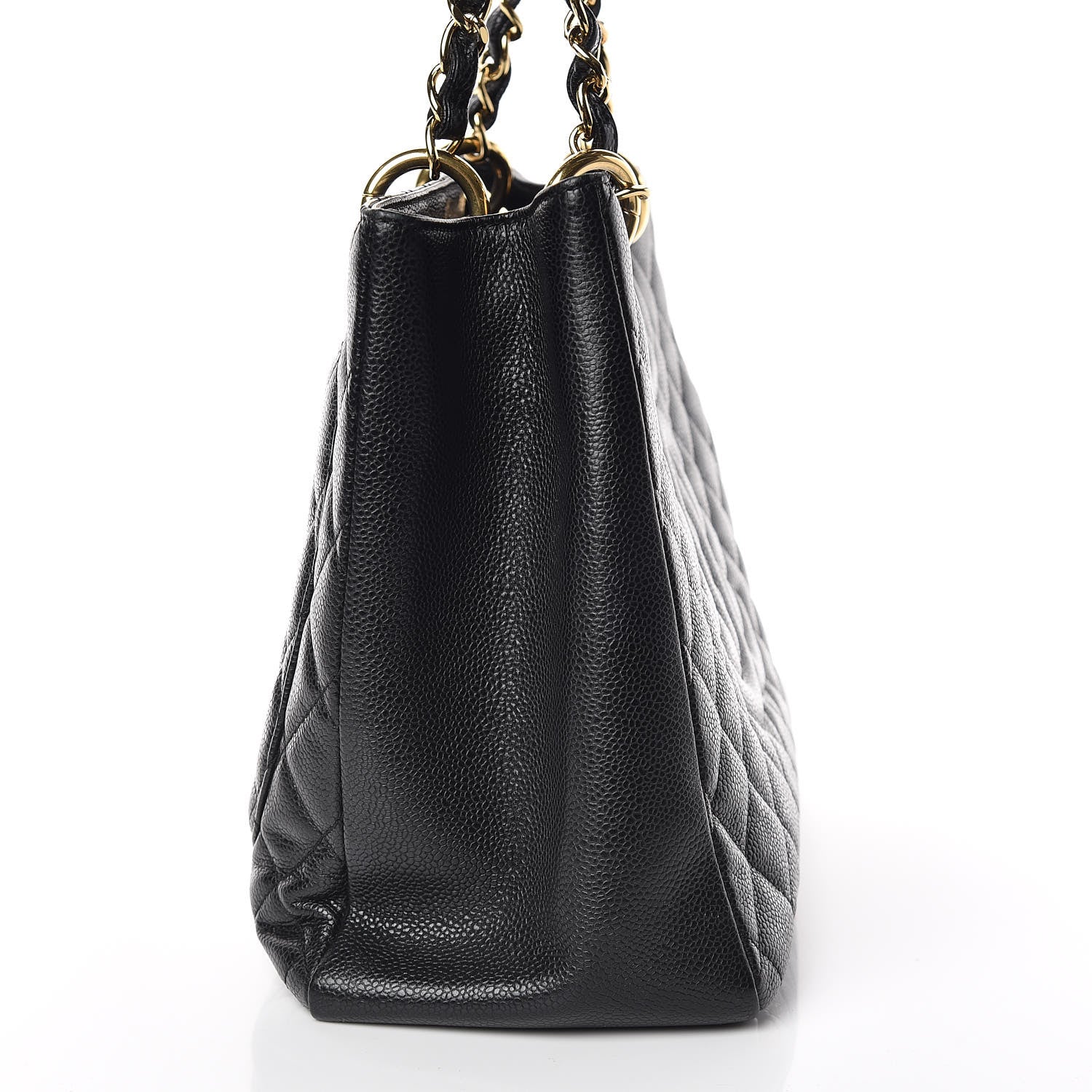 Chanel Caviar Quilted Grand Shopping Tote GST Black 13 of 14