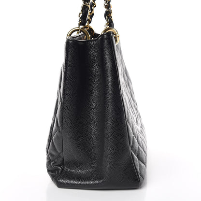 Chanel Caviar Quilted Grand Shopping Tote GST Black 13 of 14