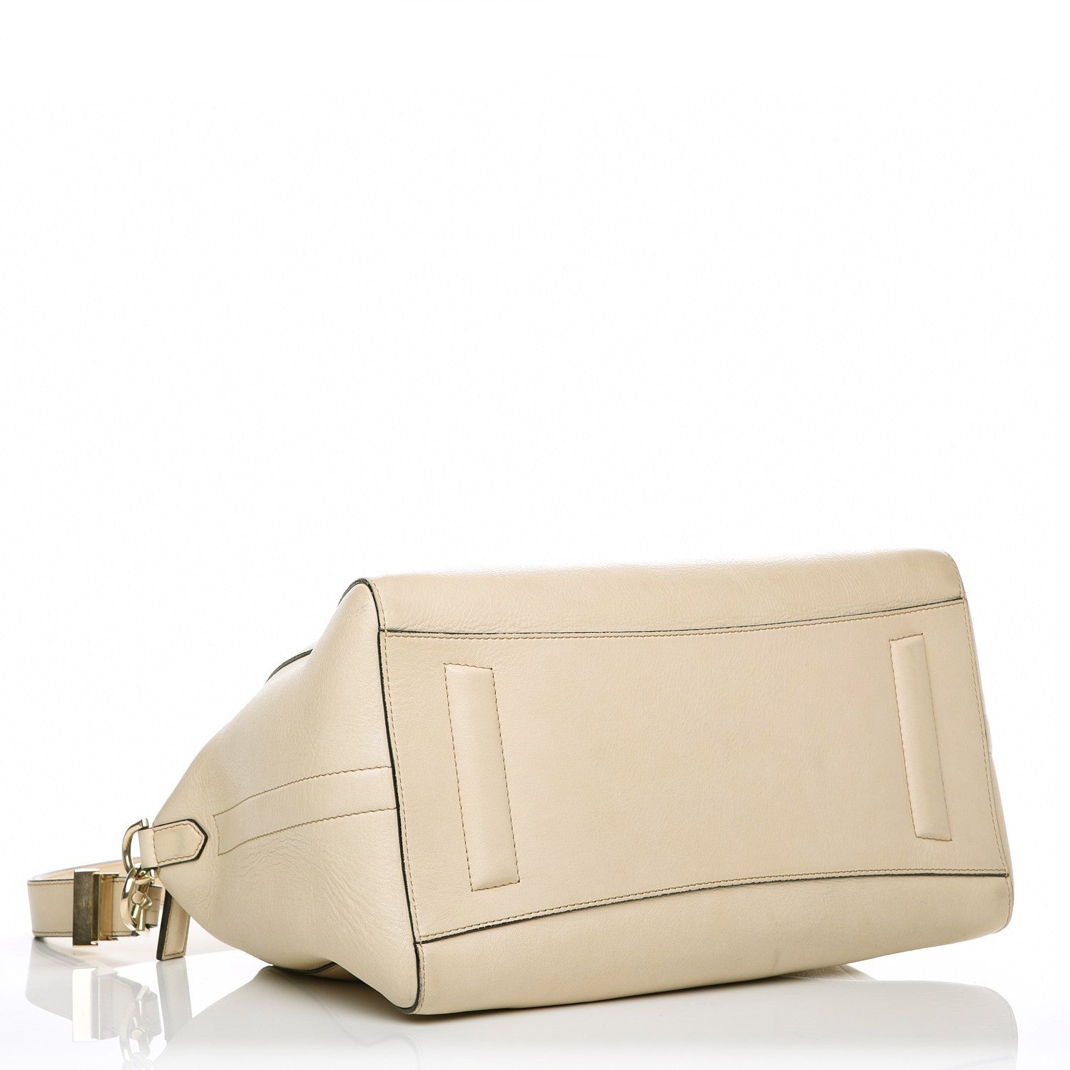 Givenchy Calfskin Leather Bi-Color Medium Antigona Beige Black 6 of 12