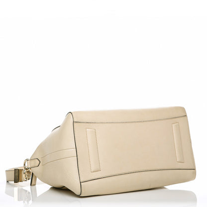 Givenchy Calfskin Leather Bi-Color Medium Antigona Beige Black 6 of 12