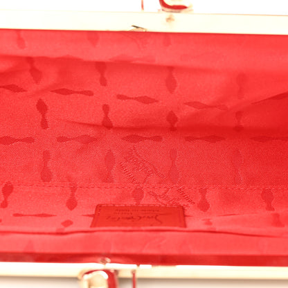 Christian Louboutin Patent Miss Loubi Clutch Nude 5 of 8