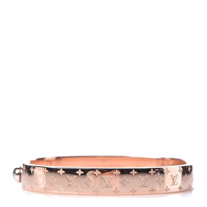 Louis Vuitton Nanogram Cuff M Pink Gold 1 of 6