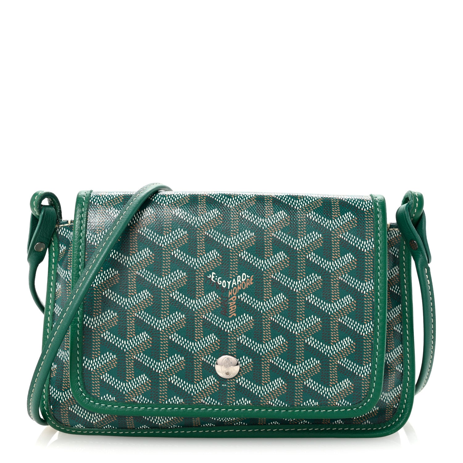 Goyard Goyardine Plumet Wallet Clutch Green 1 of 11