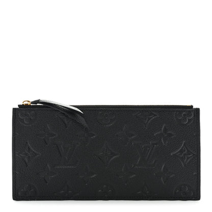 Louis Vuitton Empreinte Felicie Chain Wallet Zippered Insert Black 1 of 8